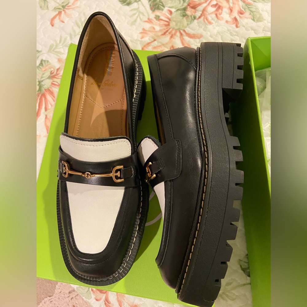 Brand new platform loafer.